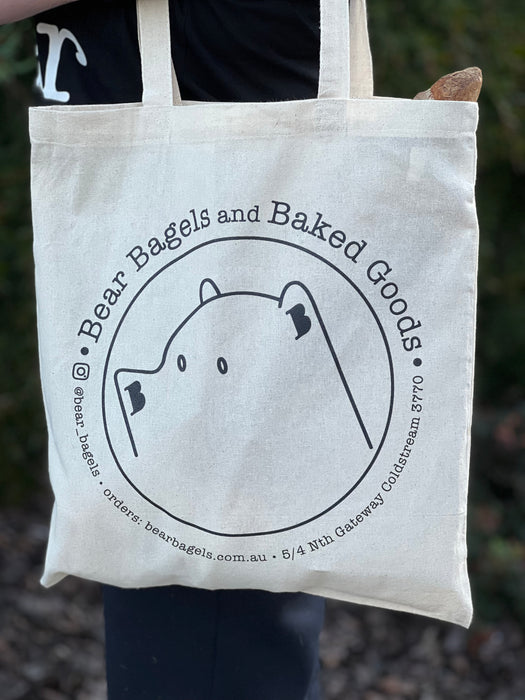 Bear Bagels tote